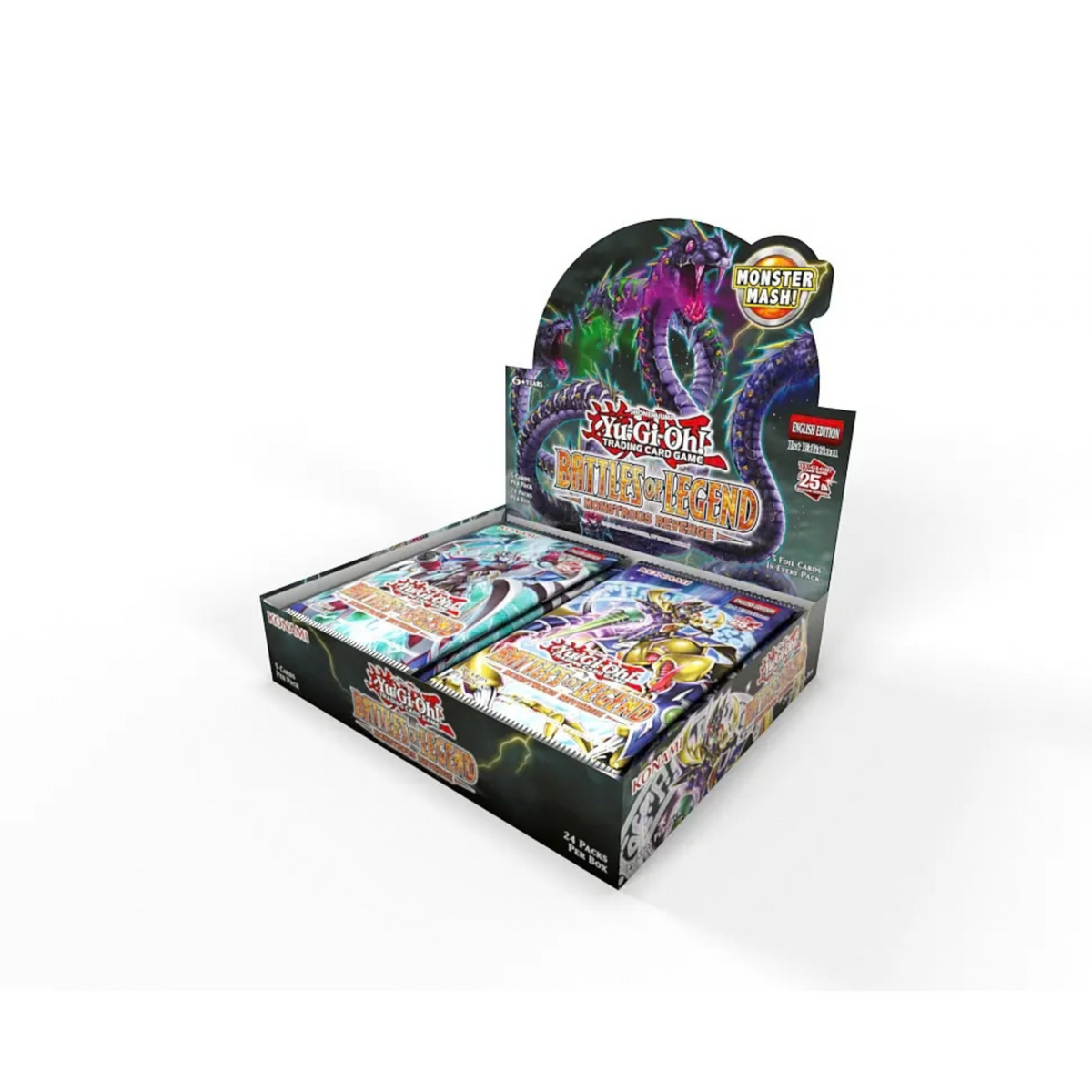 YU-GI-OH! TCG: BATTLES OF LEGEND: MONSTROUS REVENGE - BOOSTER DISPLAY (24 PACKS)