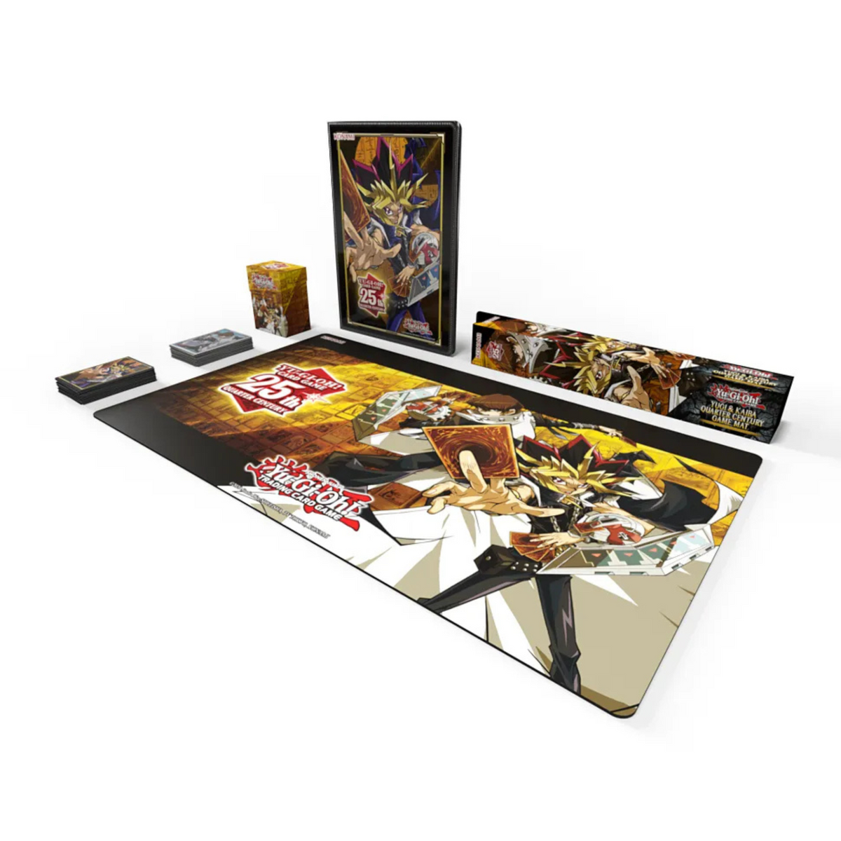 YU-GI-OH! ACCESSORIES: YUGI & KAIBA QUARTER CENTURY - 9-POCKET PORTFOLIO