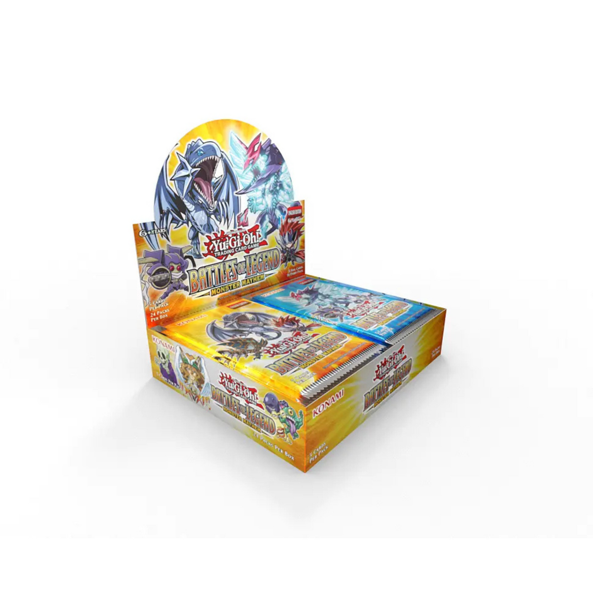 YU-GI-OH! TCG: BATTLES OF LEGEND: MONSTER MAYHEM - BOOSTER DISPLAY (24 PACKS)