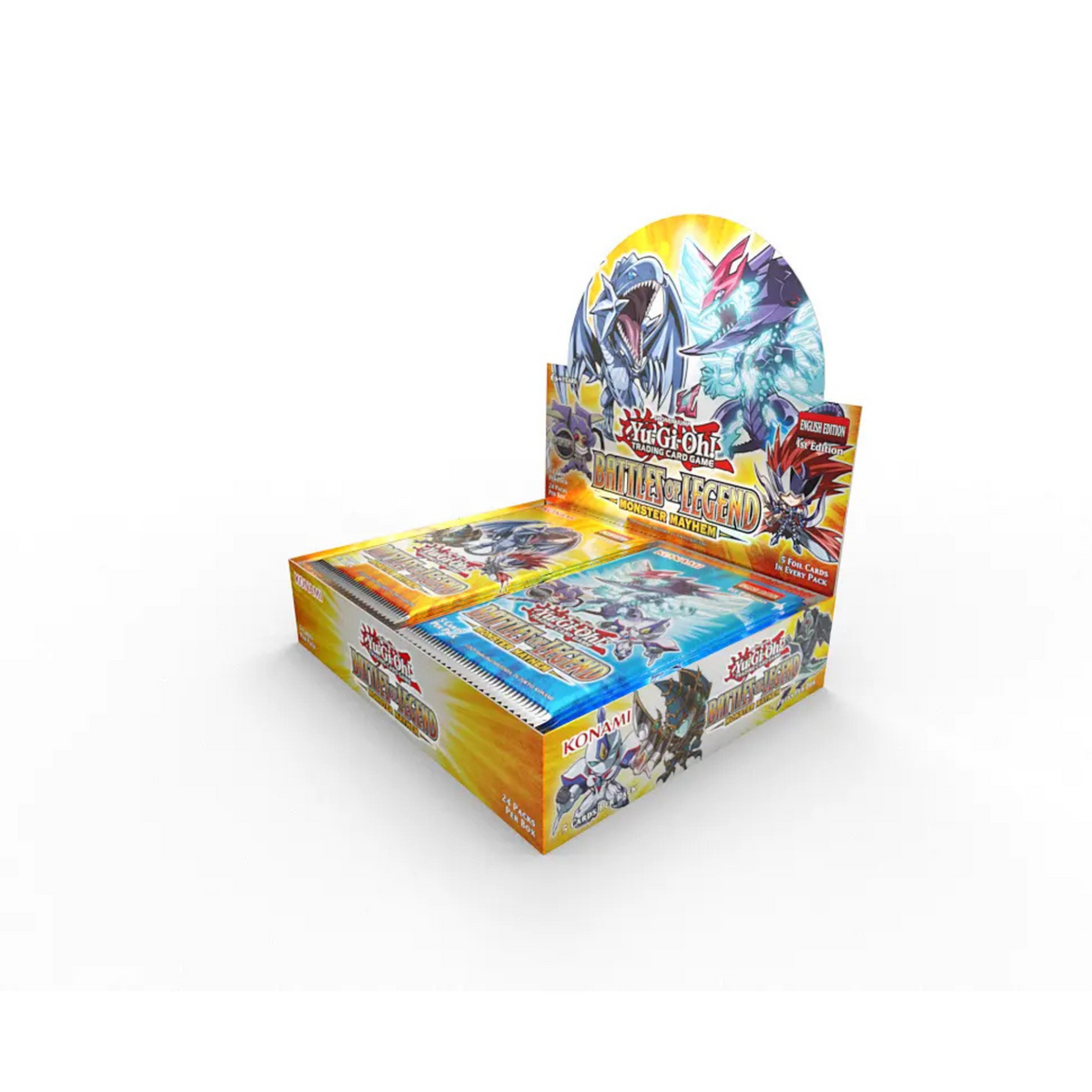 YU-GI-OH! TCG: BATTLES OF LEGEND: MONSTER MAYHEM - BOOSTER DISPLAY (24 PACKS)