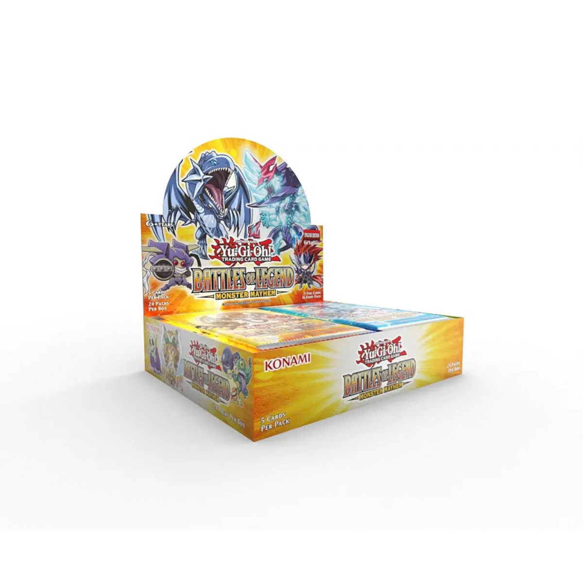 YU-GI-OH! TCG: BATTLES OF LEGEND: MONSTER MAYHEM - BOOSTER DISPLAY (24 PACKS)