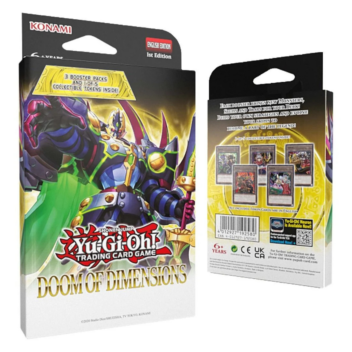 YU-GI-OH! TCG: DOOM OF DIMENSIONS - TUCKBOX (3 PACKS)