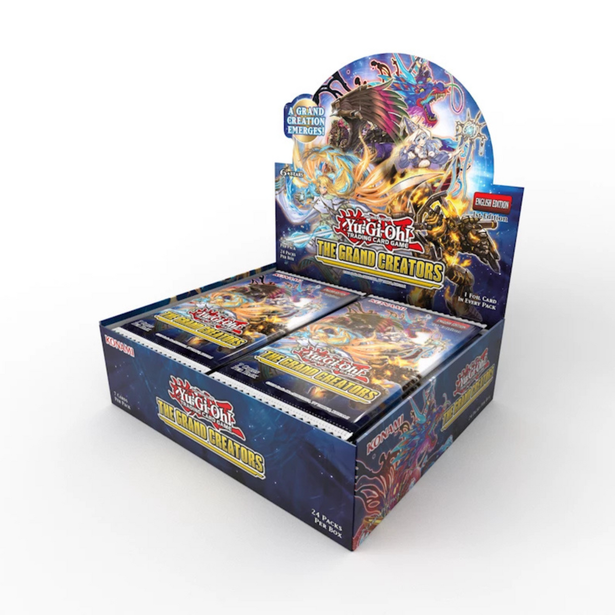 YU-GI-OH! TCG: THE GRAND CREATORS - BOOSTER DISPLAY (24 PACKS)