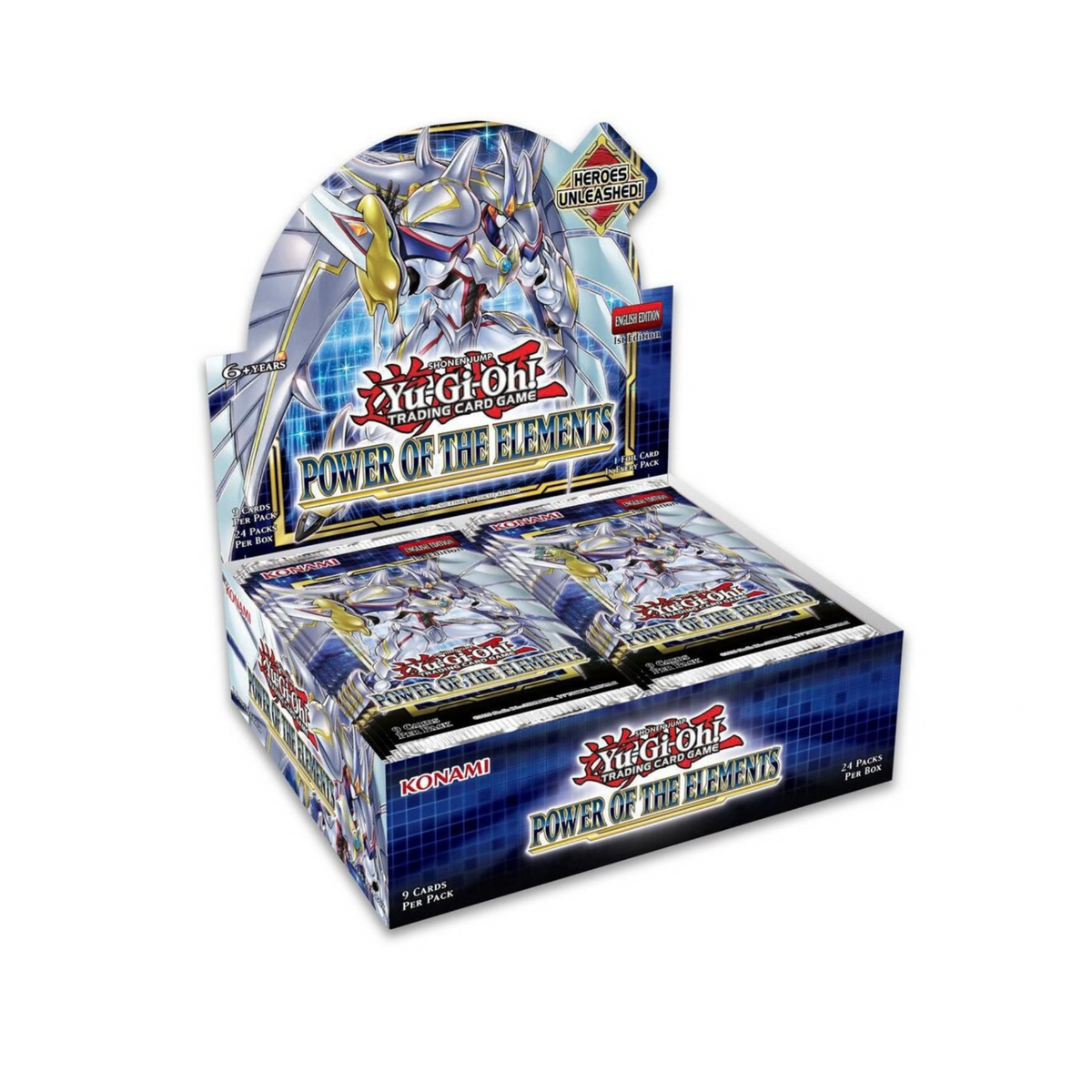YU-GI-OH! TCG: POWER OF THE ELEMENTS - BOOSTER DISPLAY (24 PACKS)
