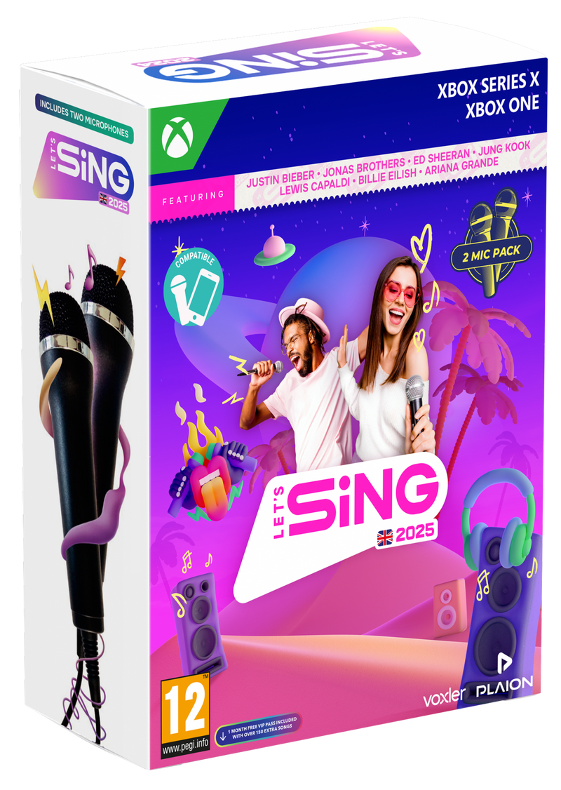 Let's Sing 2025 - Double Mic Bundle (XBOX)