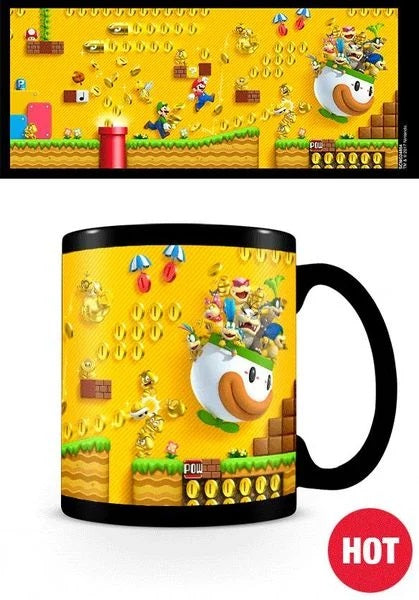 PYRAMID Super Mario gold coin rush mug