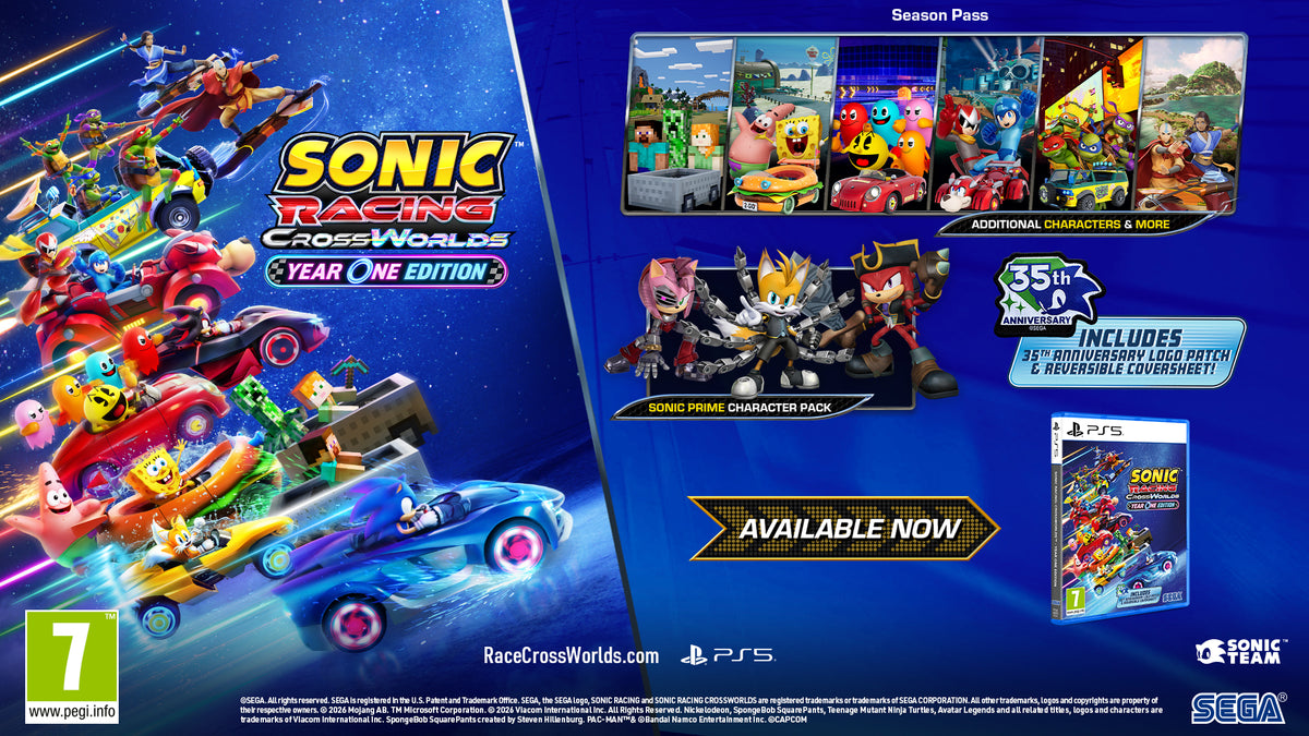 Sonic Racing: Crossworlds - Year One Edition (Playstation 5)