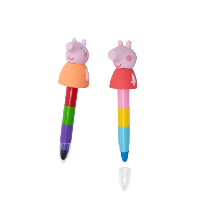 BLUE SKY PEPPA PIG CRAYONS - STACKING