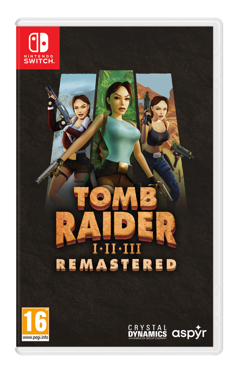 Tomb Raider I-III Remastered Starring Lara Croft (Nintendo Switch)