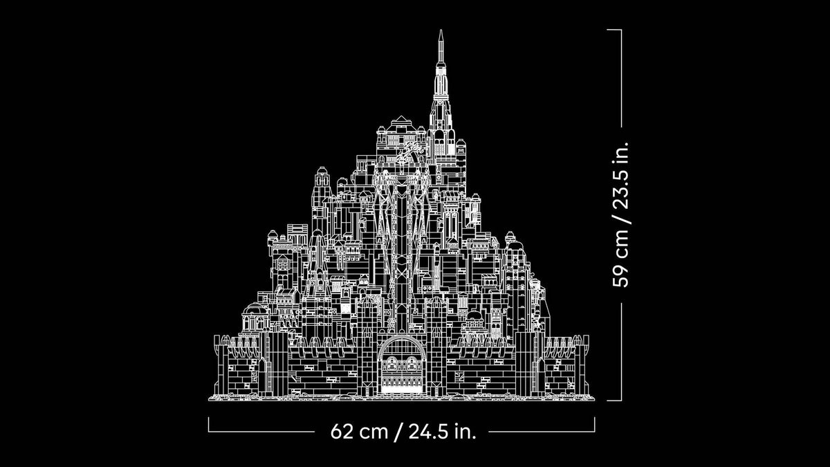 LEGO ICONS - THE LORD OF THE RINGS: MINAS TIRITH #11377