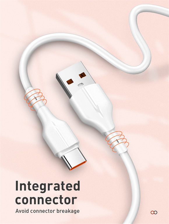 LDNIO CHARGING DATA CABLE (A-M) 25W 1M MICRO WHITE LS841_M