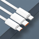 LDNIO CHARGING DATA CABLE BRAIDED (A-L) 25W 1M IPHONE WHITE LS901_L