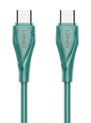 LDNIO CHARGING DATA CABLE (C-C) 65W 2M GREEN LC612C