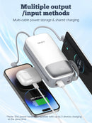 LDNIO POWER BANK 30000mAh 22,5W 5V 3A 2 PORT (2A) + 2 CABLE (1C1L) PQ30