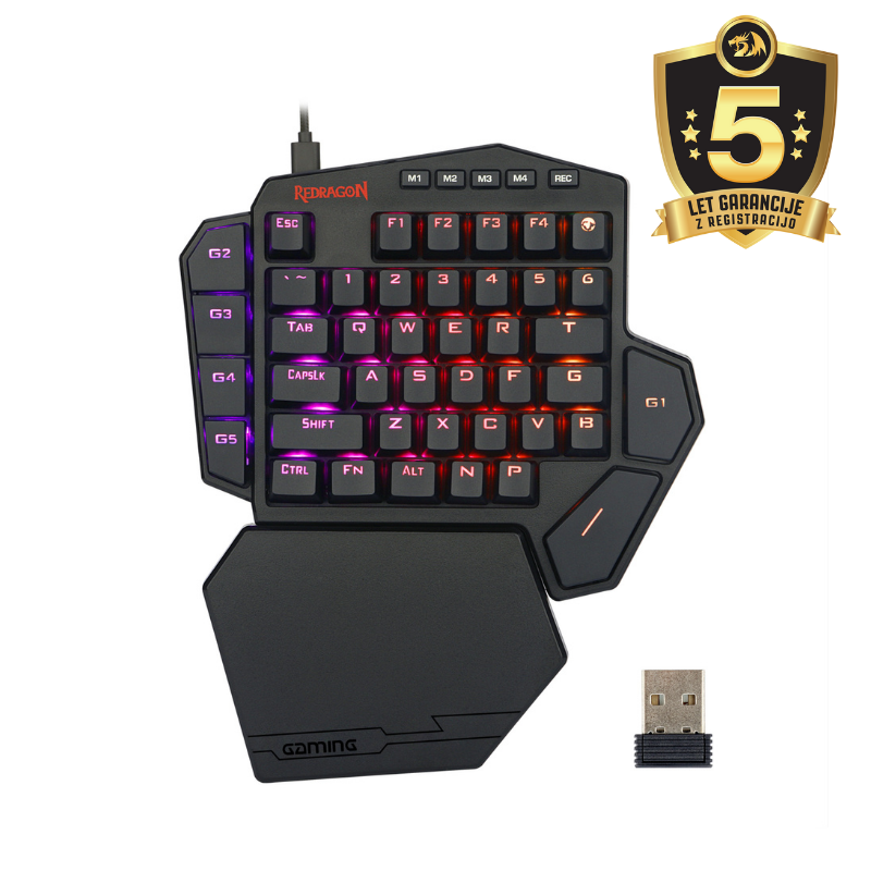 KEYBOARD - REDRAGON DITI ELITE K585RGB-KS WIRED & 2.4G RED SWITCH