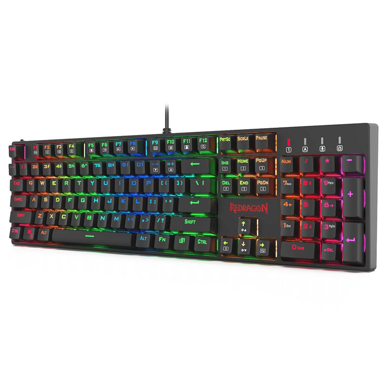 KEYBOARD - REDRAGON SURARA K582 RGB MECHANICAL BROWN SWITCH