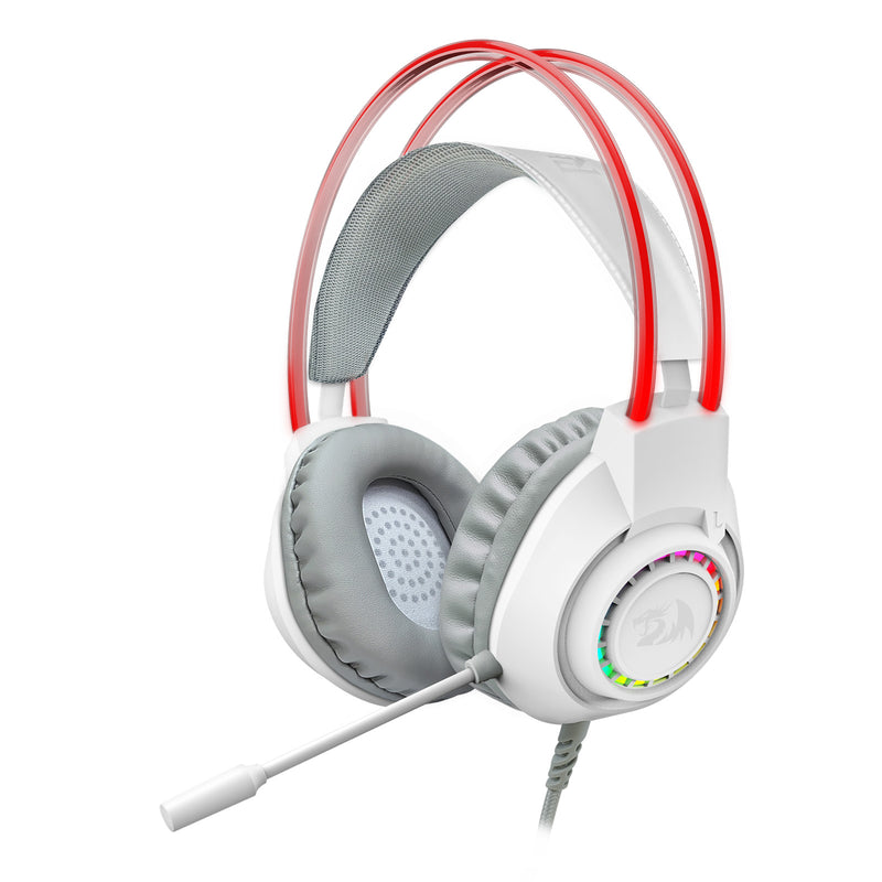 HEADSET - REDRAGON SCREAM H231 RGB WIRED WHITE