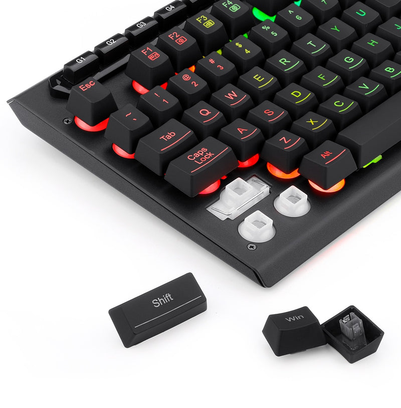 KEYBOARD - REDRAGON ADITYA K513-RGB WIRED SLO/CRO LAYOUT