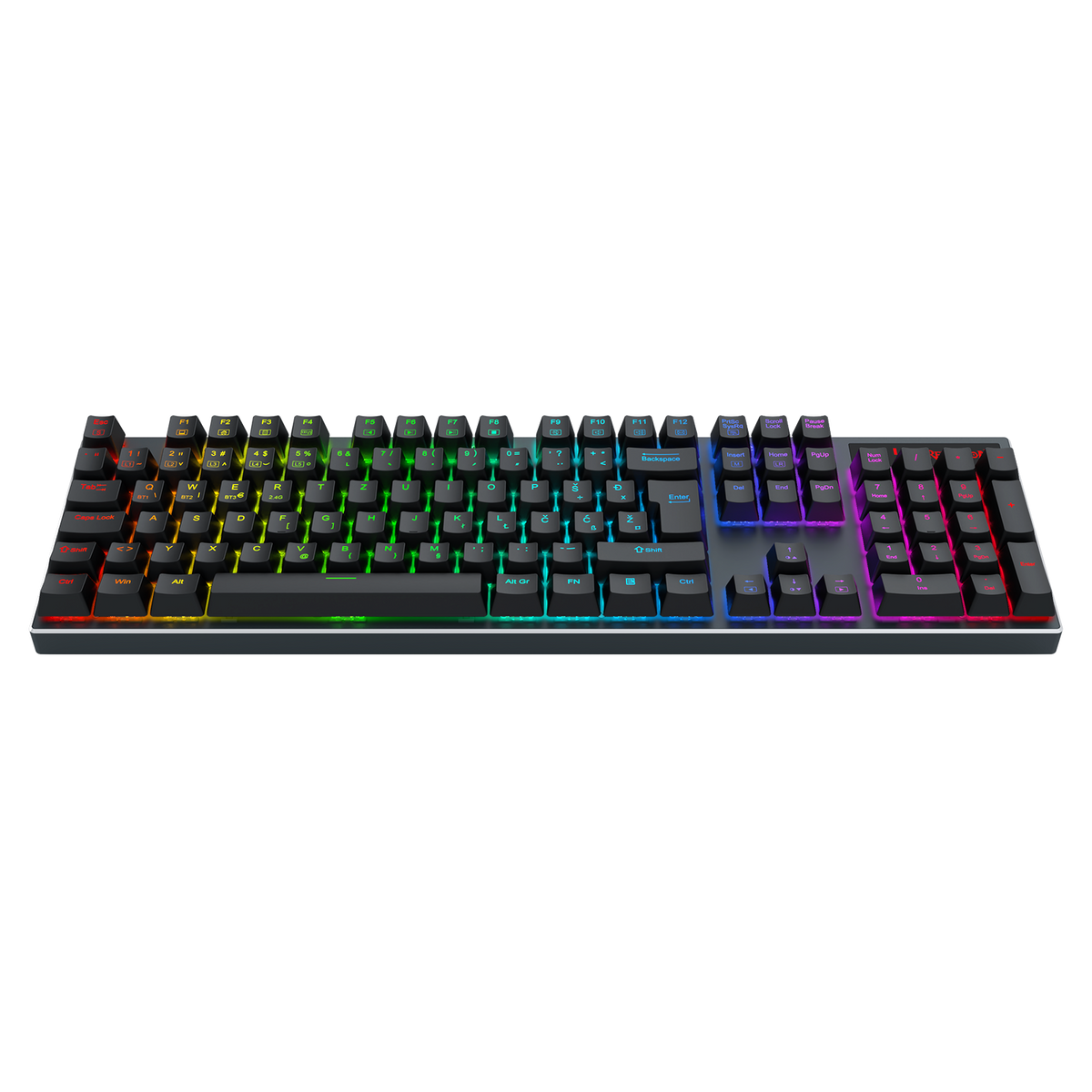 KEYBOARD - REDRAGON DHARMA K556 PRO BT/WIRELESS/WIRED RED SWITCH SLO/CRO LAYOUT