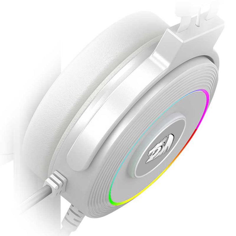 HEADSET - REDRAGON LAMIA 2 H320 RGB WITH STAND - WHITE