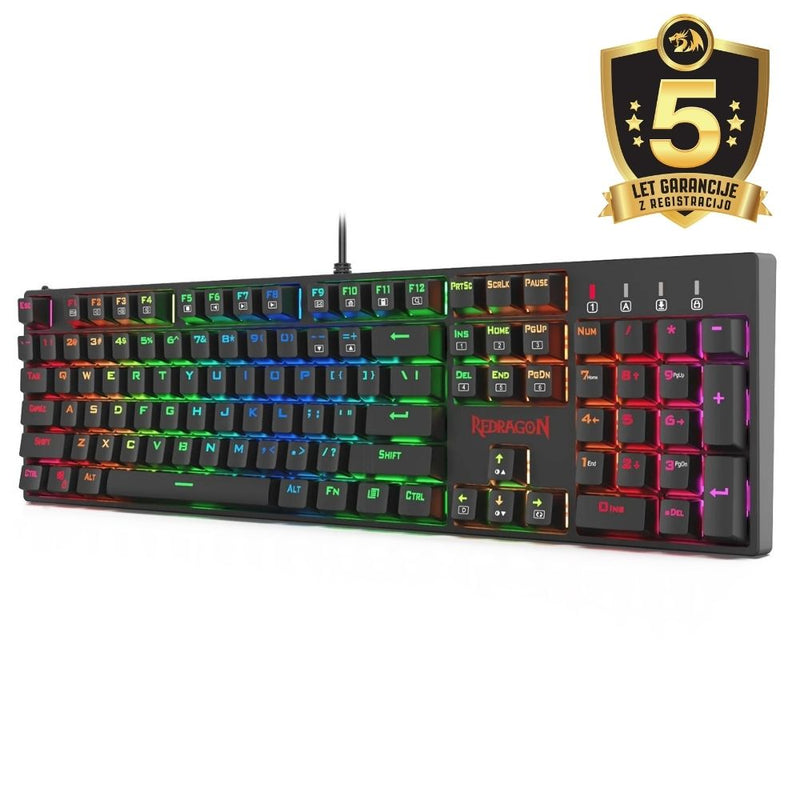 KEYBOARD - REDRAGON SURARA K582-RGB BROWN SWITCHES