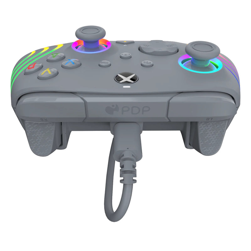 PDP XBOX WIRED CONTROLLER AFTERGLOW WAVE GREY