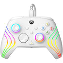 PDP XBOX WIRED CONTROLLER AFTERGLOW WAVE WHITE