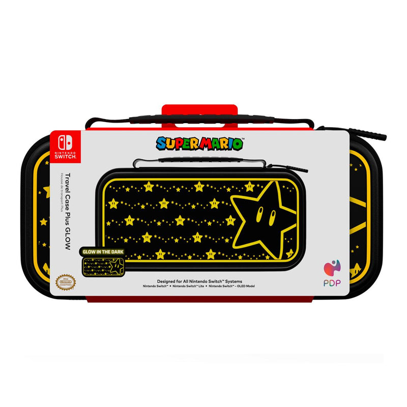 PDP SWITCH TRAVEL CASE PLUS - SUPER STAR GLOW IN THE DARK