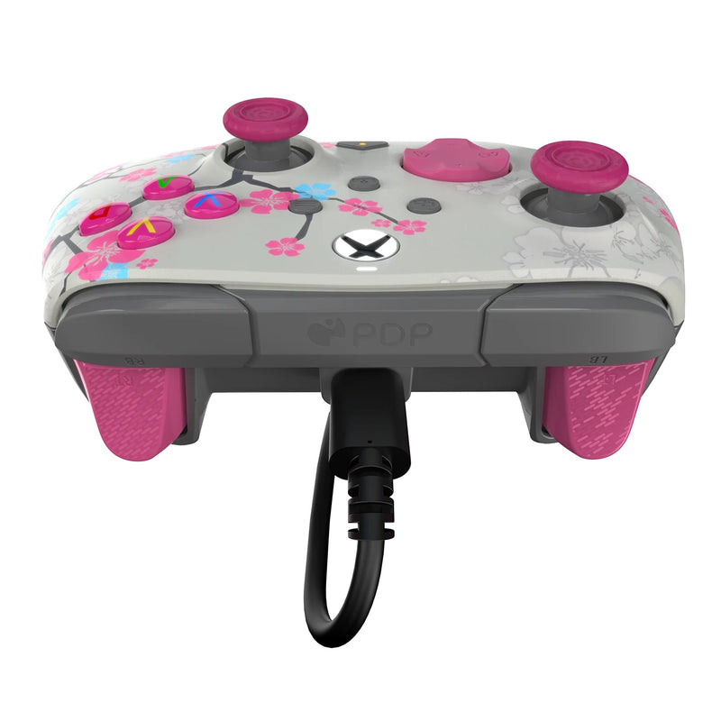 PDP XBOX WIRED REMATCH CONTROLLER - BLOSSOM GLOW IN THE DARK