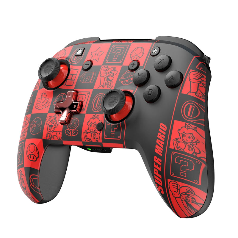 PDP SWITCH REMATCH WIRELESS CONTROLLER - SUPER ICONS GLOW IN THE DARK