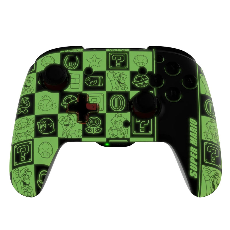 PDP SWITCH REMATCH WIRELESS CONTROLLER - SUPER ICONS GLOW IN THE DARK