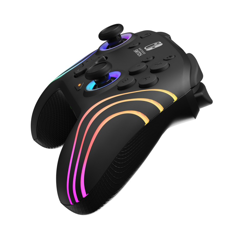 PDP SWITCH AFTERGLOW WAVE WIRELESS CONTROLLER (BLACK) WITH MOTION