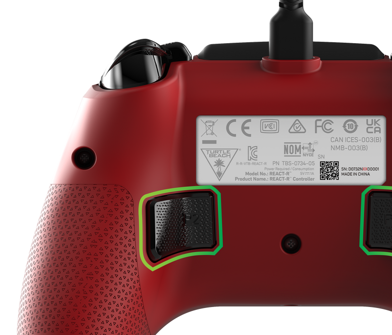 TURTLE BEACH CONTROLLER REACT-R XBOX RED