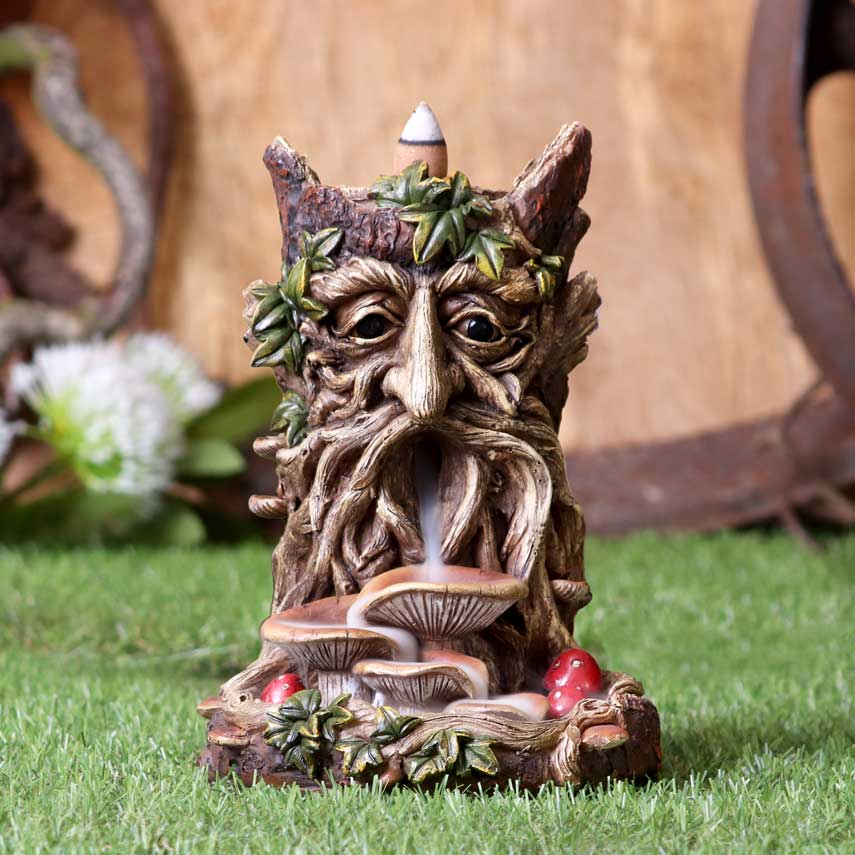 NEMESIS NOW THE WISEST DRYAD BACKFLOW INCENSE BURNER 18CM
