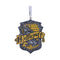 NEMESIS NOW HARRY POTTER HUFFLEPUFF CREST HANGING ORNAMENT 8CM