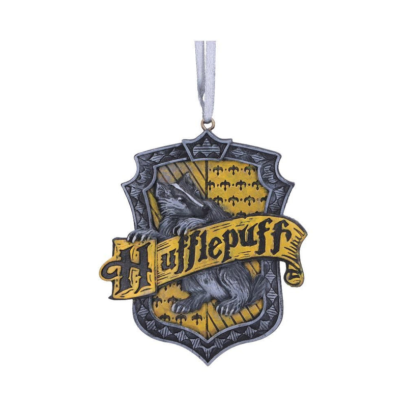 NEMESIS NOW HARRY POTTER HUFFLEPUFF CREST HANGING ORNAMENT 8CM