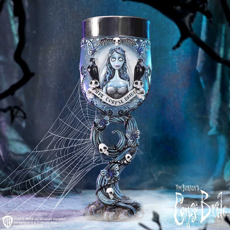 NEMESIS NOW Corpse bride Emily goblet