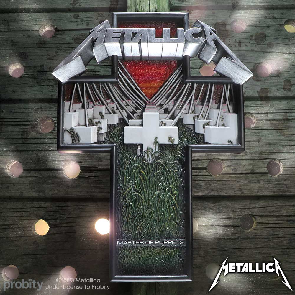 NEMESIS NOW METALLICA MASTER OF PUPPETS WALL PLAQUE 31.5CM