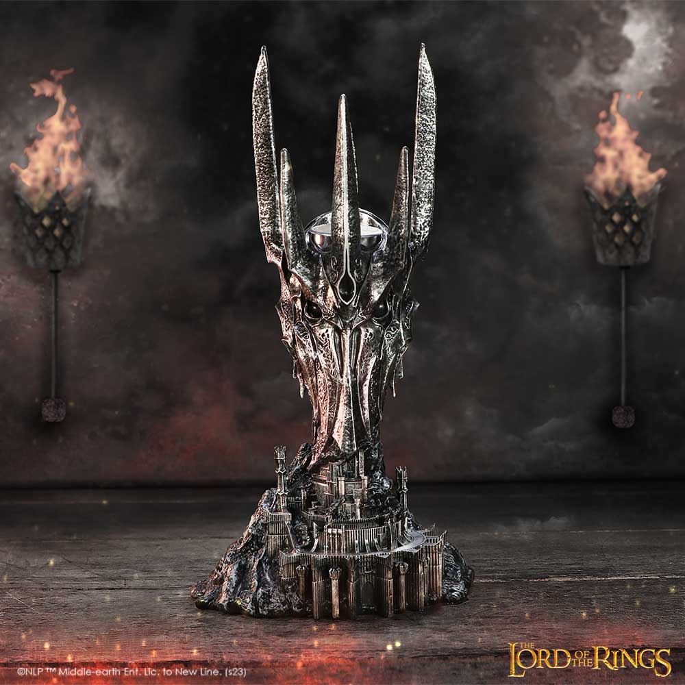 NEMESIS NOW LORD OF THE RINGS SAURON TEA LIGHT HOLDER 33CM