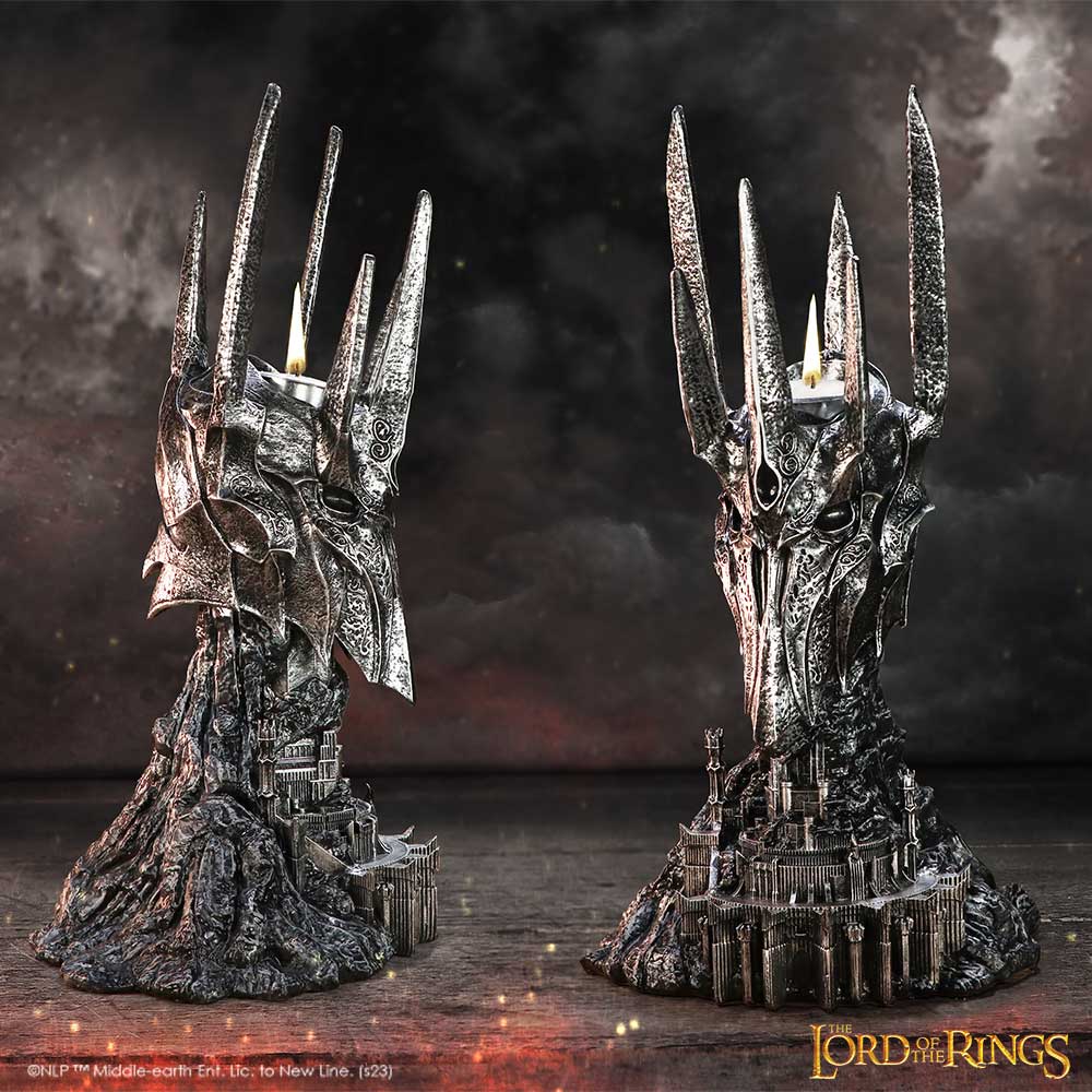 NEMESIS NOW LORD OF THE RINGS SAURON TEA LIGHT HOLDER 33CM