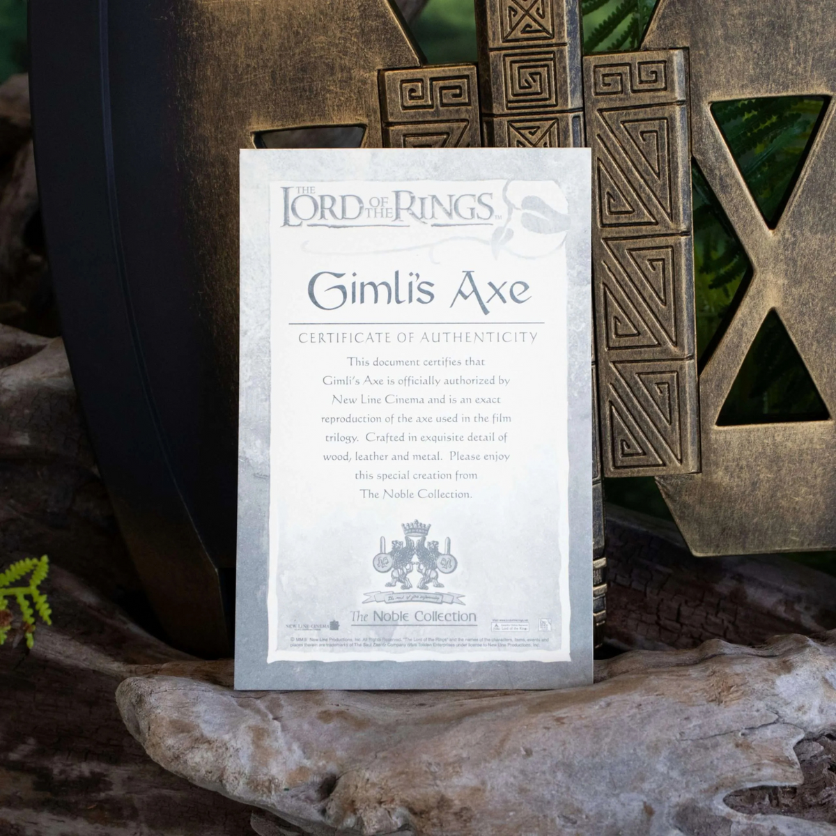 NOBLE COLLECTION - LORD OF THE RINGS - THE AXE OF GIMLI