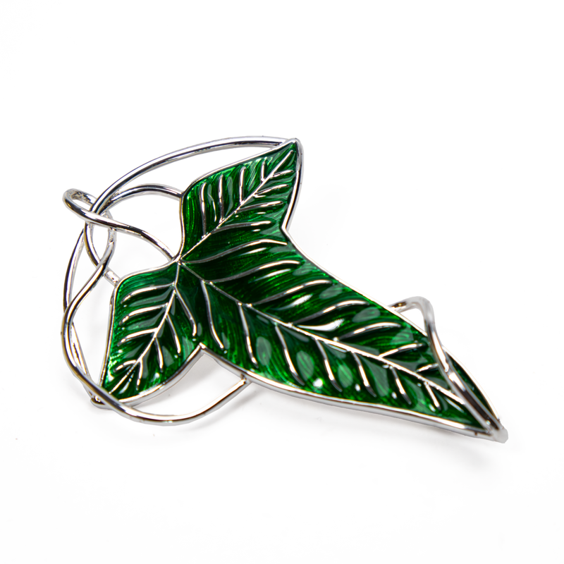 NOBLE COLLECTION - LORD OF THE RING - J - ELVEN LEAF BROOCH COSTUME