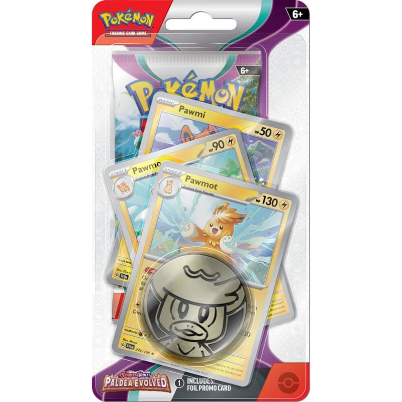 POKEMON TCG: SCARLET & VIOLET: PALDEA EVOLVED - PREMIUM CHECKLANE BLISTER