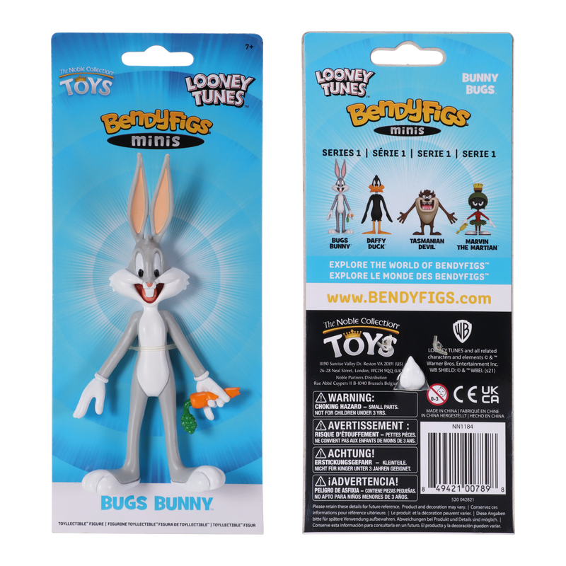 NOBLE COLLECTION WB - LT - BUGS MINI BENDYFIG