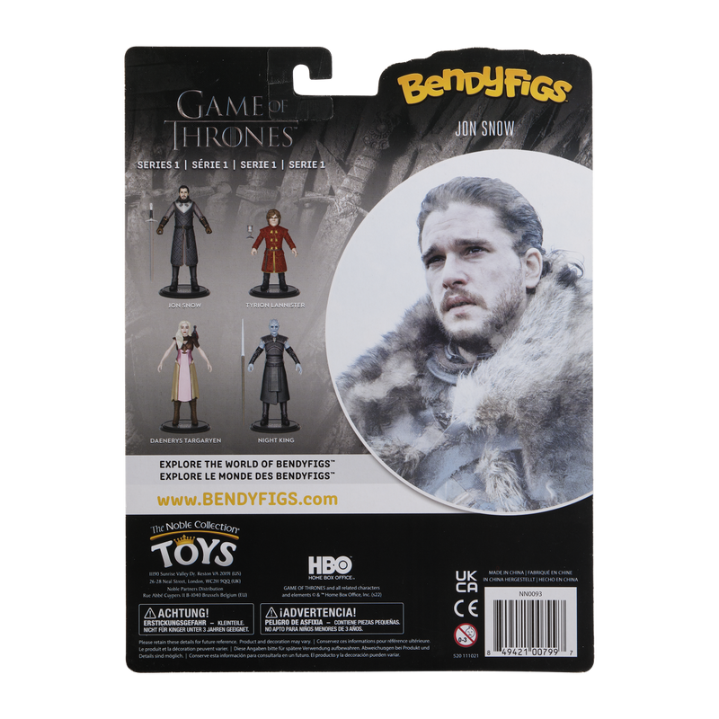 NOBLE COLLECTION - GAME OF THRONES - JON SNOW BENDYFIG