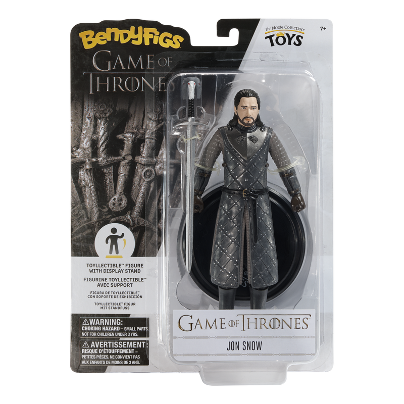 NOBLE COLLECTION - GAME OF THRONES - JON SNOW BENDYFIG