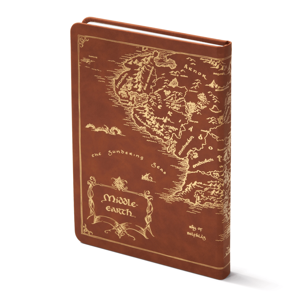 NOBLE COLLECTION - LORD OF THE RINGS - MAP OF MIDDLE EARTH JOURNAL