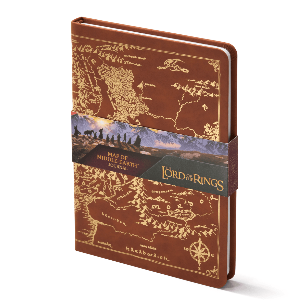 NOBLE COLLECTION - LORD OF THE RINGS - MAP OF MIDDLE EARTH JOURNAL