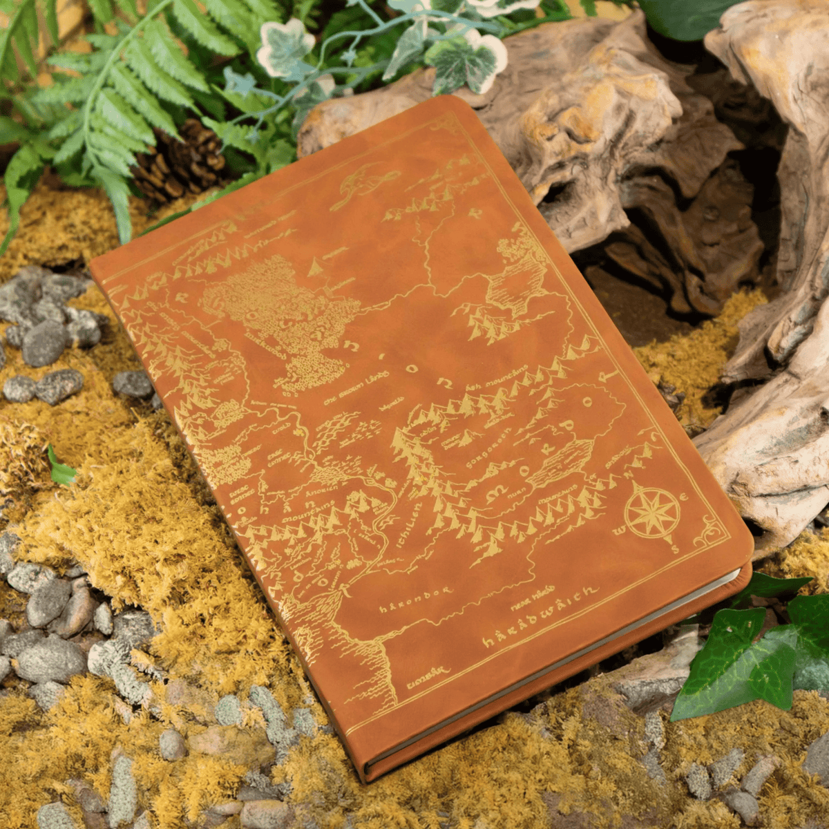 NOBLE COLLECTION - LORD OF THE RINGS - MAP OF MIDDLE EARTH JOURNAL