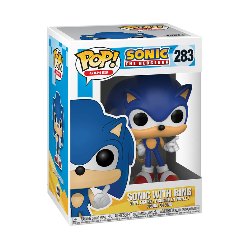 FUNKO POP GAMES: SONIC - SONIC W/ RING